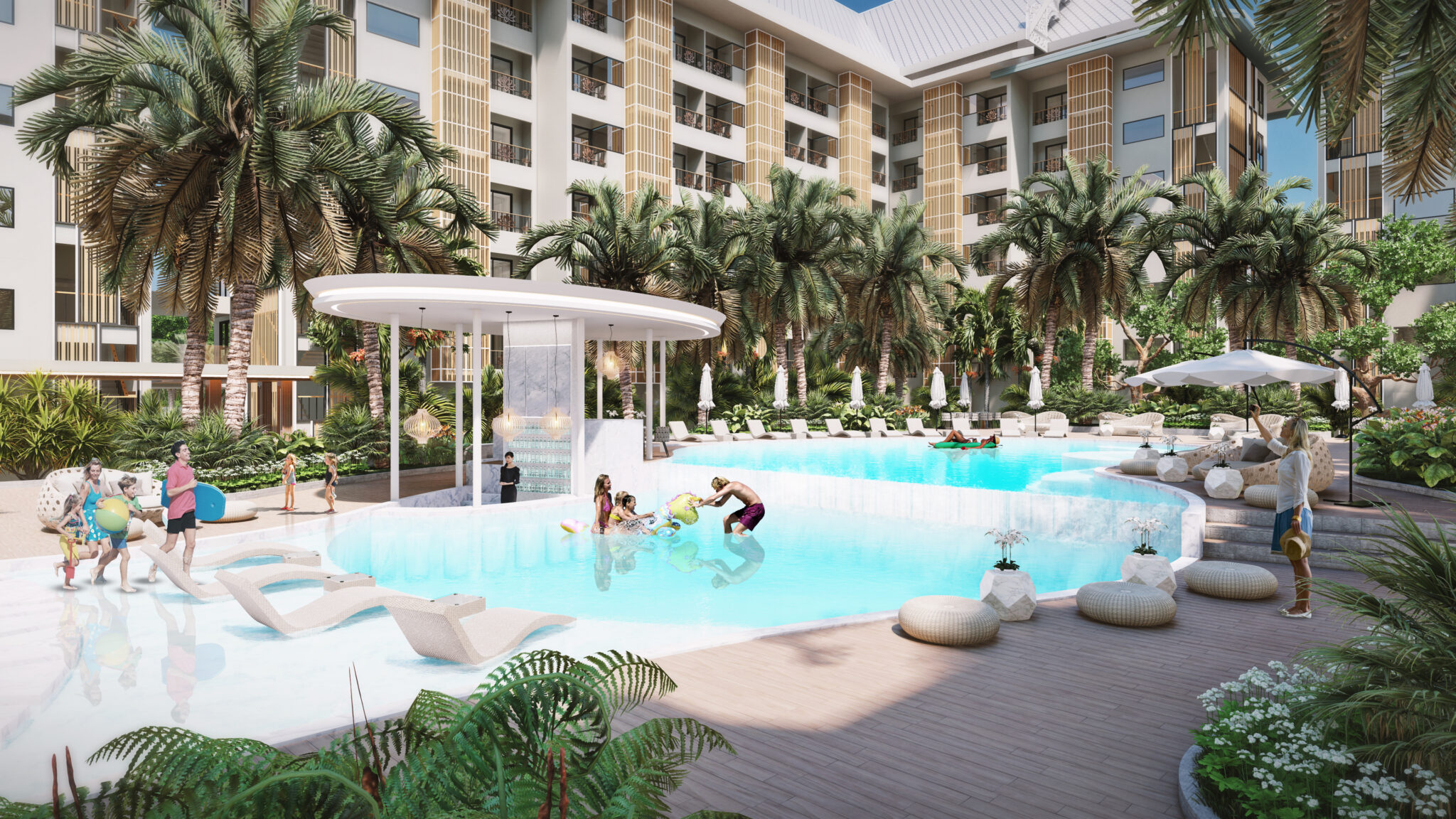 Curated visual reference: Luxury Condominium Resort Complexes Reference: Siam Inter World Launches Wyndham Jomtien Pattaya The Luxury Resort